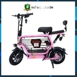 Xe đạp điện burke hồng