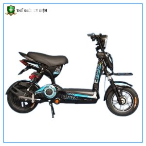 Xe đạp điện k2 đen tem xanh